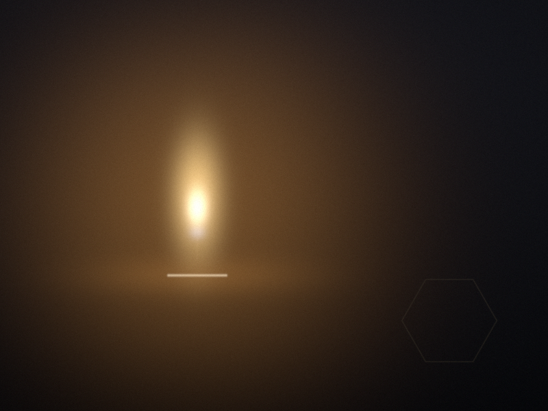 A single steady candle flame, upright and unmoving, glowing in the dark.